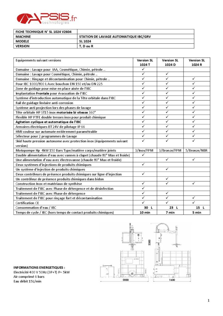thumbnail of SL 1024 Fiche technique V2604 (1)